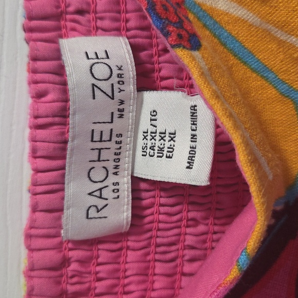 Rachel Zoe Vibrant Floral Pink Midi Dress - Picture 4 of 6